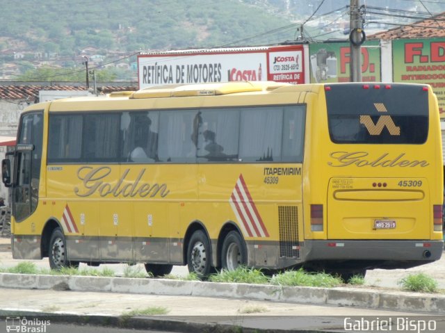 Viação Itapemirim 45309 na cidade de Jequié, Bahia, Brasil, por Gabriel Bispo. Número da foto: #4959473.