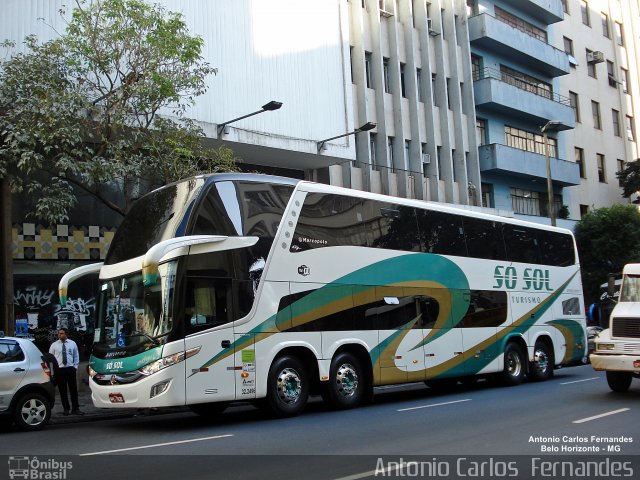 Só Sol Turismo 20000 na cidade de Belo Horizonte, Minas Gerais, Brasil, por Antonio Carlos Fernandes. ID da foto: 4961066.