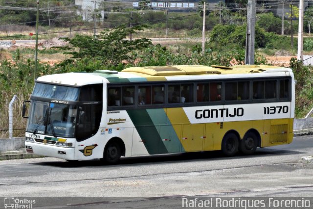 Empresa Gontijo de Transportes 11370 na cidade de Aracaju, Sergipe, Brasil, por Rafael Rodrigues Forencio. ID da foto: 4960174.