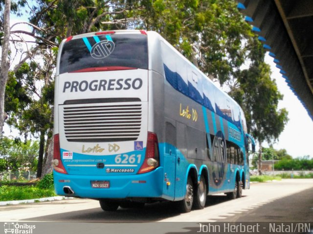 Auto Viação Progresso 6261 na cidade de Natal, Rio Grande do Norte, Brasil, por John Herbert. Número da foto: #4960699.