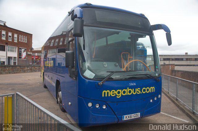 Stagecoach 53636 na cidade de Exeter, Devon, Inglaterra, por Donald Hudson. ID da foto: 4960809.