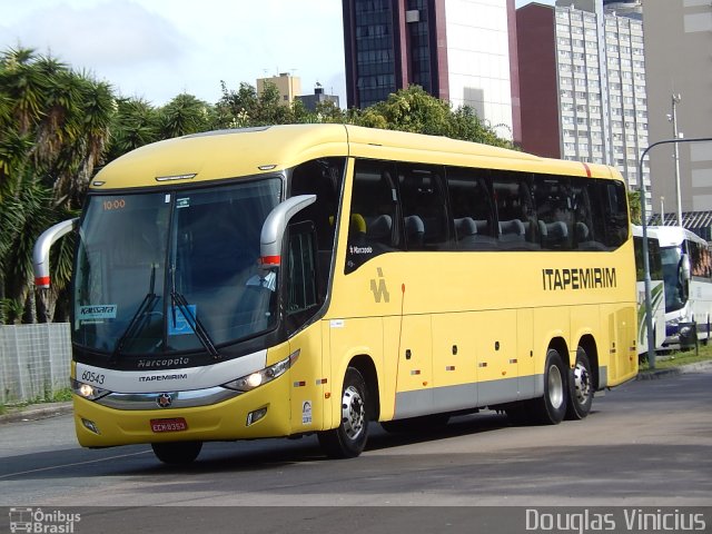 Viação Itapemirim 60543 na cidade de Curitiba, Paraná, Brasil, por Douglas Vinicius. ID da foto: 4963838.