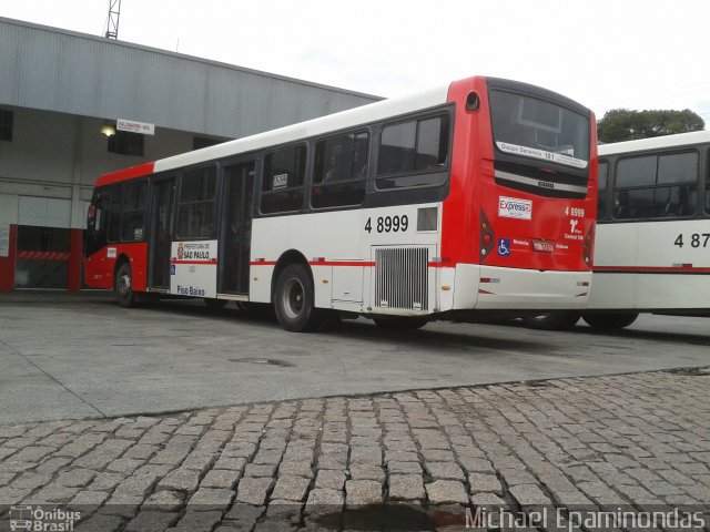Express Transportes Urbanos Ltda 4 8999 na cidade de São Paulo, São Paulo, Brasil, por Michael Epaminondas. Número da foto: #4964635.