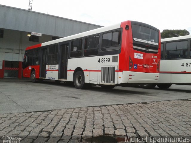 Express Transportes Urbanos Ltda 4 8999 na cidade de São Paulo, São Paulo, Brasil, por Michael Epaminondas. ID da foto: 4964635.