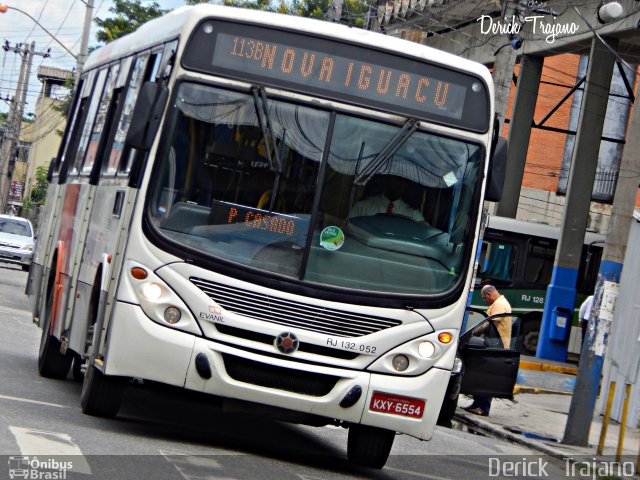 Evanil Transportes e Turismo RJ 132.052 na cidade de Nova Iguaçu, Rio de Janeiro, Brasil, por Derick  Trajano. Número da foto: #4964723.