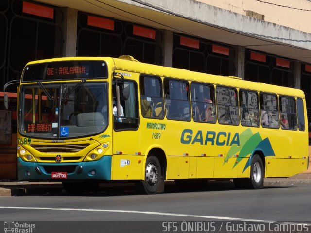 Viação Garcia 7689 na cidade de Londrina, Paraná, Brasil, por Gustavo Campos Gatti. Número da foto: #4962465.