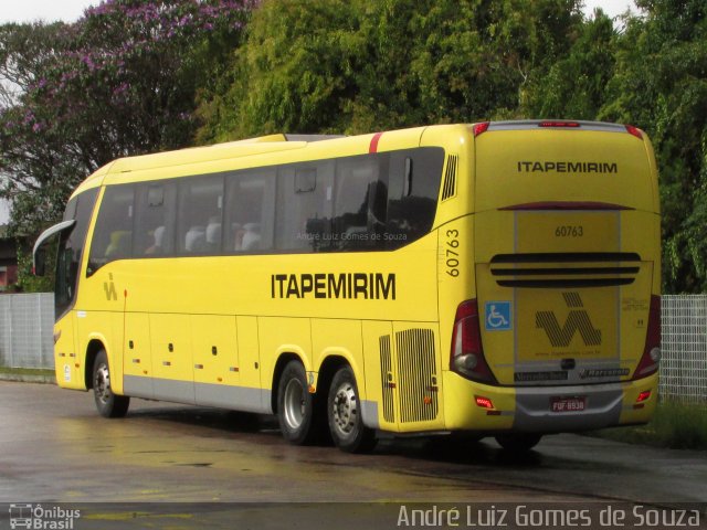 Viação Itapemirim 60763 na cidade de Curitiba, Paraná, Brasil, por André Luiz Gomes de Souza. Número da foto: #4964567.