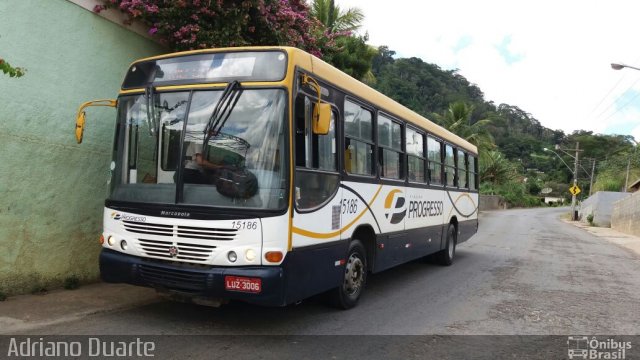 Viação Progresso 15186 na cidade de São José do Vale do Rio Preto, Rio de Janeiro, Brasil, por Adriano Duarte. Número da foto: #4963501.