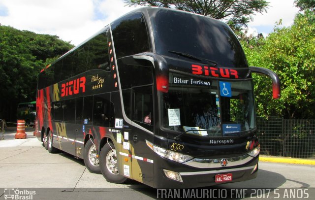 Bitur Transporte Coletivo e Turismo 1550 na cidade de São Paulo, São Paulo, Brasil, por Francisco Mauricio Freire. Número da foto: #4963085.