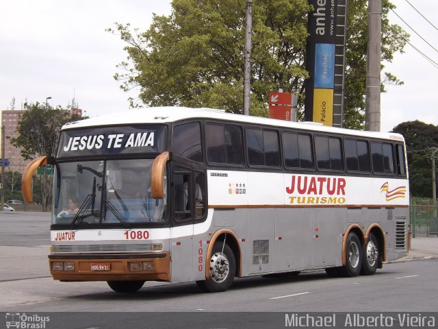 Juatur Transporte e Turismo 1080 na cidade de São Paulo, São Paulo, Brasil, por Michael  Alberto Vieira. Número da foto: #4962666.
