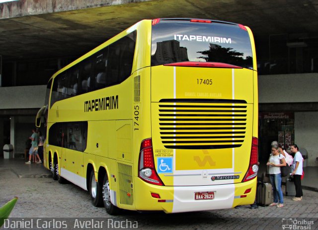 Viação Itapemirim 17405 na cidade de Cachoeiro de Itapemirim, Espírito Santo, Brasil, por Daniel Carlos  Avelar Rocha. Número da foto: #4965900.