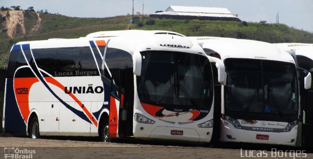 Expresso União 10258 na cidade de Araxá, Minas Gerais, Brasil, por Lucas Borges . ID da foto: 4965737.