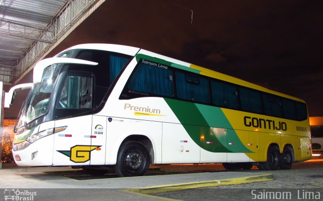 Empresa Gontijo de Transportes 18865 na cidade de Viana, Espírito Santo, Brasil, por Saimom  Lima. Número da foto: #4965937.