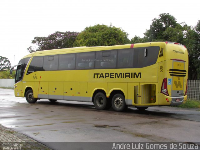 Viação Itapemirim 60811 na cidade de Curitiba, Paraná, Brasil, por André Luiz Gomes de Souza. ID da foto: 4966351.