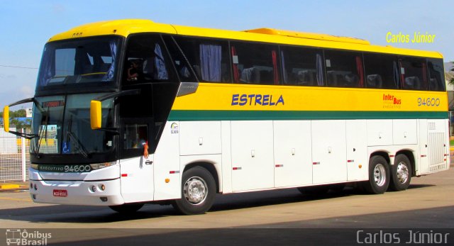 Viação Estrela 94600 na cidade de Goiânia, Goiás, Brasil, por Carlos Júnior. Número da foto: #4966121.