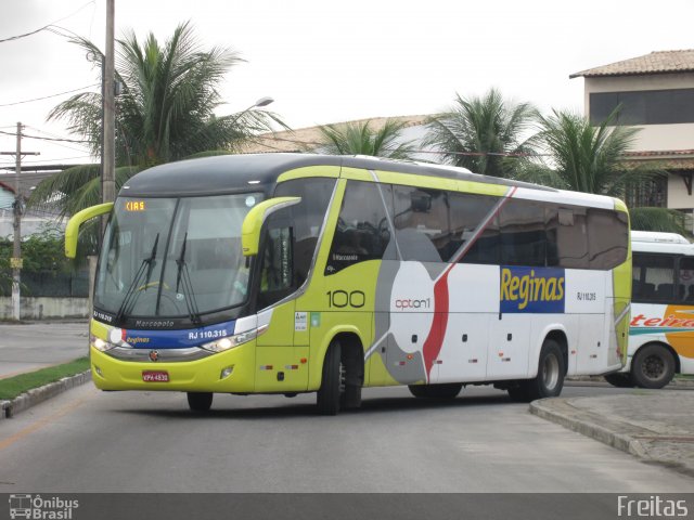 Auto Viação Reginas RJ 110.315 na cidade de Itaguaí, Rio de Janeiro, Brasil, por Lucas de Freitas Fonseca. ID da foto: 4966042.