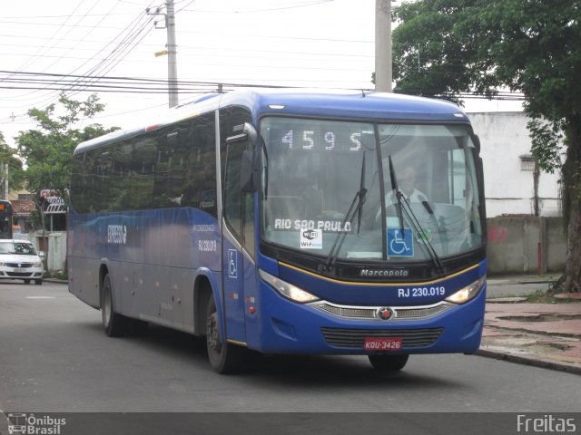 Expresso Recreio RJ 230.019 na cidade de Itaguaí, Rio de Janeiro, Brasil, por Lucas de Freitas Fonseca. Número da foto: #4966049.