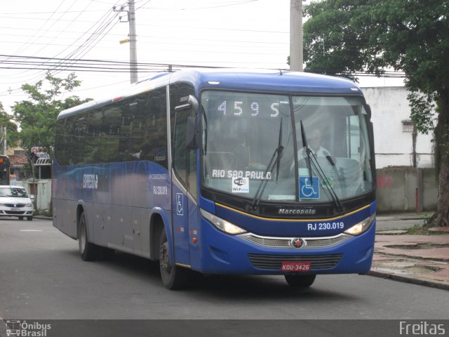 Expresso Recreio RJ 230.019 na cidade de Itaguaí, Rio de Janeiro, Brasil, por Lucas de Freitas Fonseca. ID da foto: 4966049.