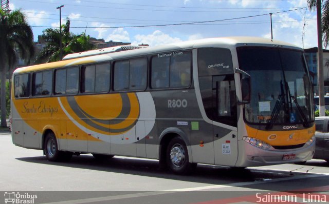 Viação Santa Edwiges R800 na cidade de Vitória, Espírito Santo, Brasil, por Saimom  Lima. ID da foto: 4965951.