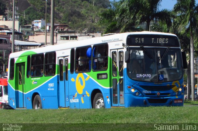 Metropolitana Transportes e Serviços 11065 na cidade de Vitória, Espírito Santo, Brasil, por Saimom  Lima. ID da foto: 4965949.