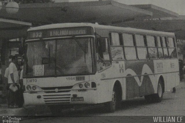 CMTO - Cia. Municipal de Transportes de Osasco 1564 na cidade de Osasco, São Paulo, Brasil, por Willian Caminha Fonseca. Número da foto: #4964820.