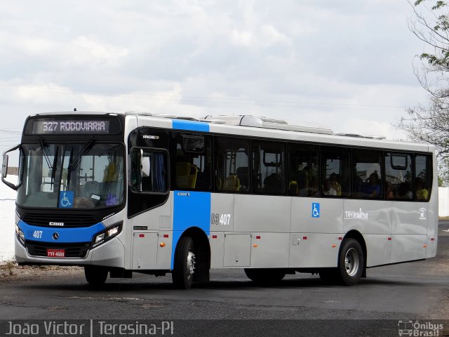 Taguatur - Taguatinga Transporte e Turismo 03407 na cidade de Teresina, Piauí, Brasil, por João Victor. ID da foto: 4966817.