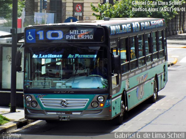 Linea 10 140 na cidade de Ciudad Autónoma de Buenos Aires, Argentina, por Gabriel Giacomin de Lima. Número da foto: #4966575.