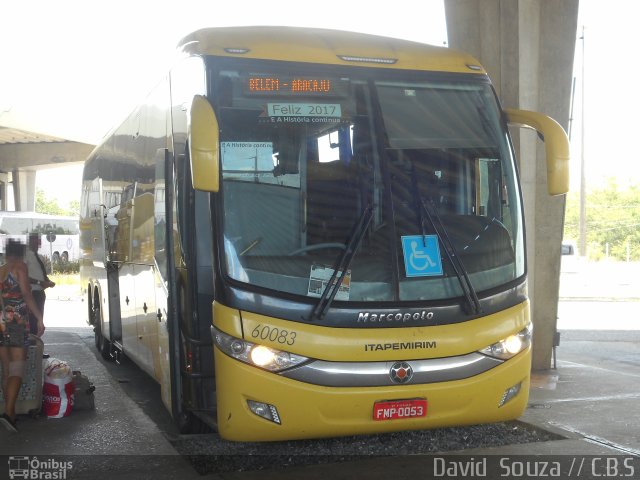 Viação Itapemirim 60083 na cidade de Aracaju, Sergipe, Brasil, por David  Souza. Número da foto: #4968983.