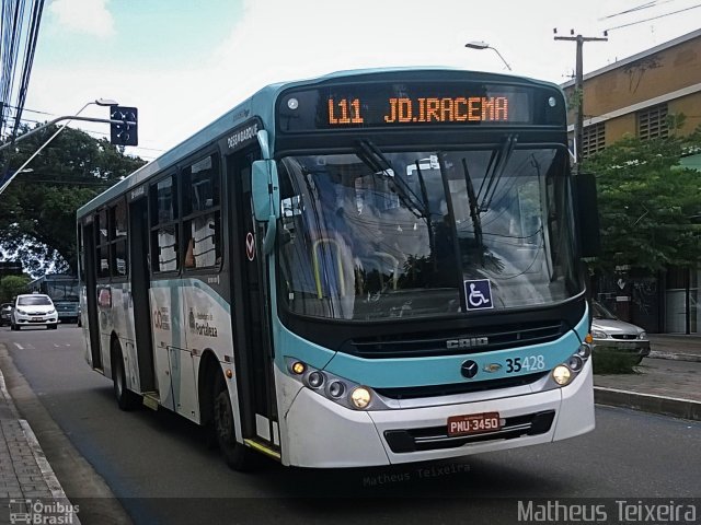 Rota Sol > Vega Transporte Urbano 35428 na cidade de Fortaleza, Ceará, Brasil, por Matheus Lima Teixeira. ID da foto: 4969170.