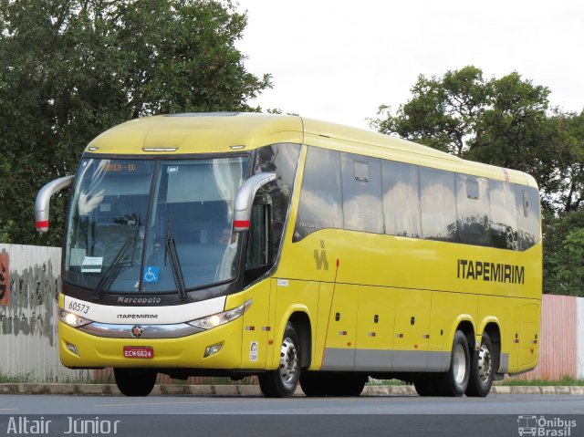 Viação Itapemirim 60573 na cidade de Brasília, Distrito Federal, Brasil, por Altair Júnior. Número da foto: #4967783.