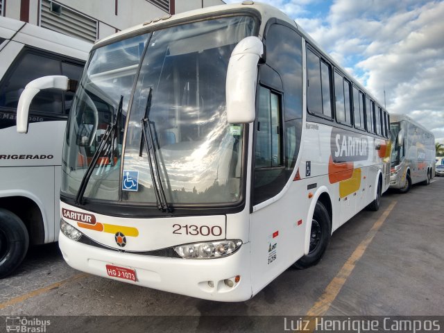 Saritur - Santa Rita Transporte Urbano e Rodoviário 21300 na cidade de Belo Horizonte, Minas Gerais, Brasil, por Luiz Henrique Campos. Número da foto: #4967604.