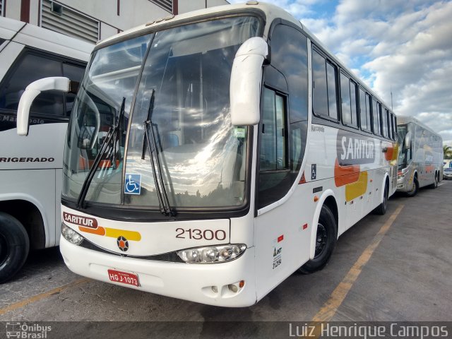 Saritur - Santa Rita Transporte Urbano e Rodoviário 21300 na cidade de Belo Horizonte, Minas Gerais, Brasil, por Luiz Henrique Campos. ID da foto: 4967604.