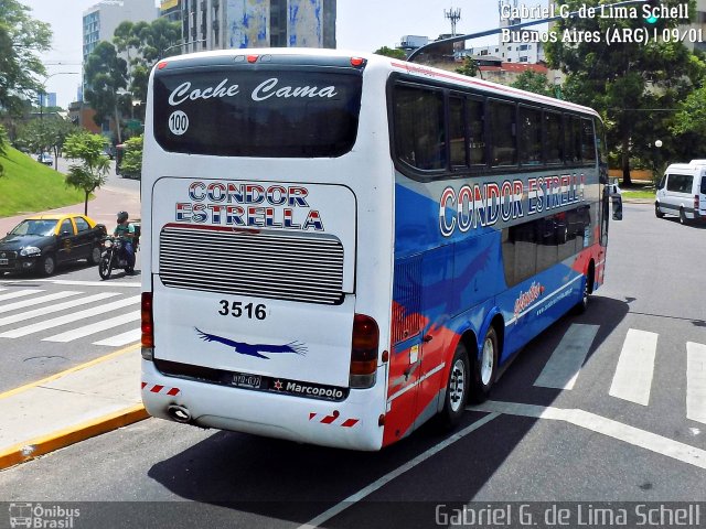 Condor Estrella 3516 na cidade de Ciudad Autónoma de Buenos Aires, Argentina, por Gabriel Giacomin de Lima. ID da foto: 4968089.