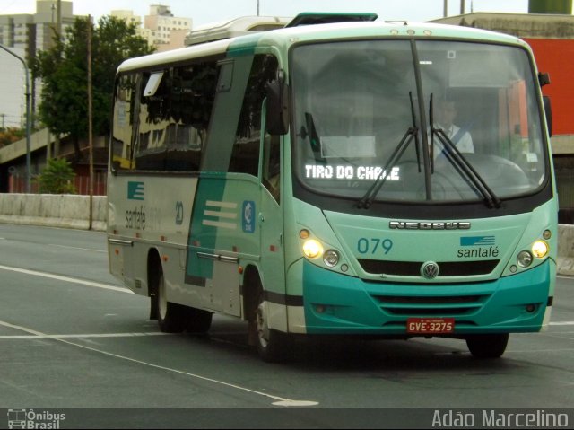 Santa Fé Transportes 079 na cidade de Belo Horizonte, Minas Gerais, Brasil, por Adão Raimundo Marcelino. ID da foto: 4968766.