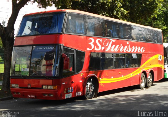 3S Turismo 6006 na cidade de Rio de Janeiro, Rio de Janeiro, Brasil, por Lucas Lima. Número da foto: #4968575.