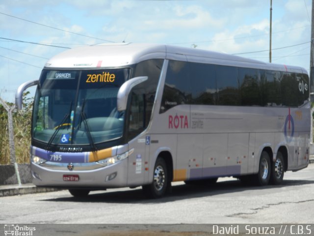 Rota Transportes Rodoviários 7195 na cidade de Aracaju, Sergipe, Brasil, por David  Souza. ID da foto: 4968971.