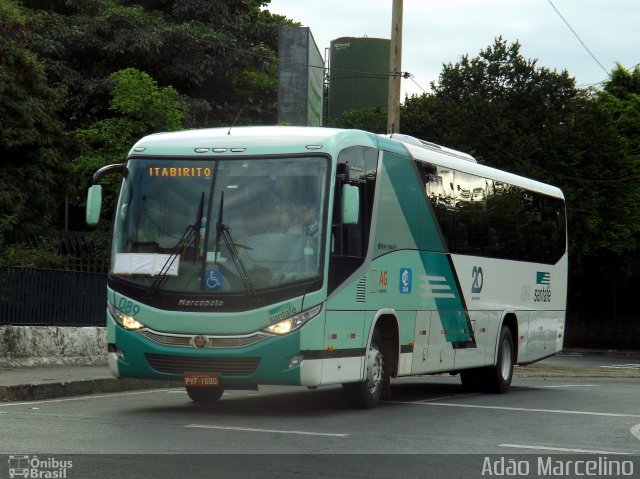 Santa Fé Transportes 089 na cidade de Belo Horizonte, Minas Gerais, Brasil, por Adão Raimundo Marcelino. Número da foto: #4968789.