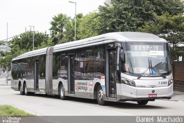 Viação Campo Belo 7 2360 na cidade de São Paulo, São Paulo, Brasil, por Daniel  Machado. Número da foto: #5019870.