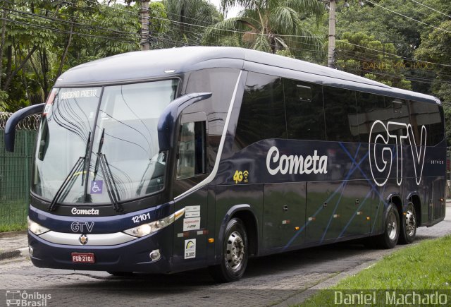 Viação Cometa 12101 na cidade de São Paulo, São Paulo, Brasil, por Daniel  Machado. Número da foto: #5020314.