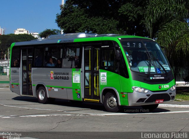 Transcooper > Norte Buss 1 6299 na cidade de São Paulo, São Paulo, Brasil, por Leonardo Fidelli. Número da foto: #5021111.