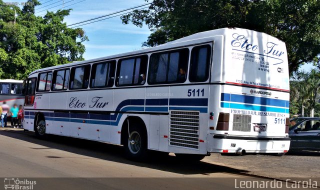 ETCO Tur 5111 na cidade de Aparecida, São Paulo, Brasil, por Leonardo Carola. Número da foto: #5019257.