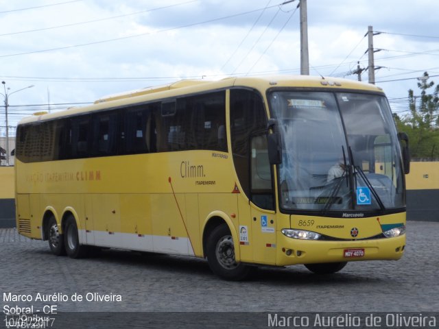 Viação Itapemirim 8659 na cidade de Sobral, Ceará, Brasil, por Marco Aurélio de Oliveira. Número da foto: #5021362.