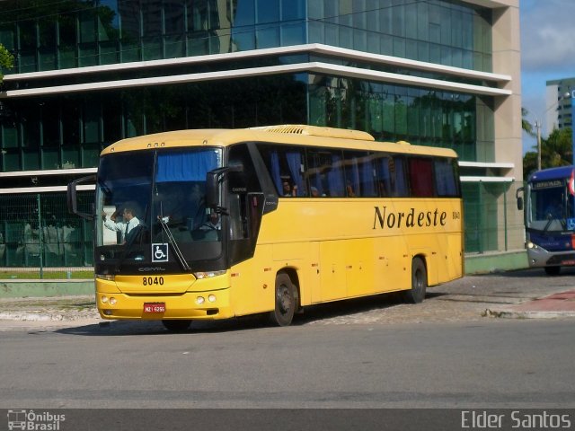Viação Nordeste 8040 na cidade de Fortaleza, Ceará, Brasil, por Francisco Elder Oliveira dos Santos. Número da foto: #5019320.