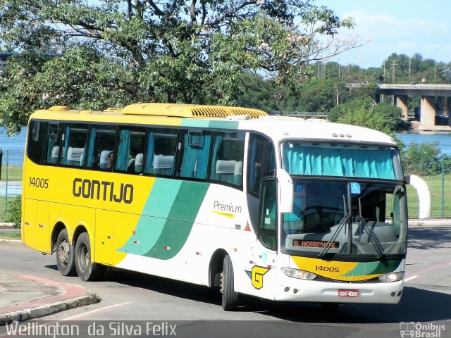 Empresa Gontijo de Transportes 14005 na cidade de Vitória, Espírito Santo, Brasil, por Wellington  da Silva Felix. ID da foto: 5020273.