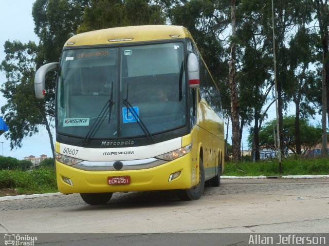 Viação Itapemirim 60607 na cidade de Natal, Rio Grande do Norte, Brasil, por Allan Jefferson. Número da foto: #5020288.