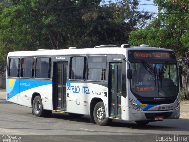 Rio Ita RJ 152.687 na cidade de Niterói, Rio de Janeiro, Brasil, por Lucas Lima. Número da foto: #5021027.