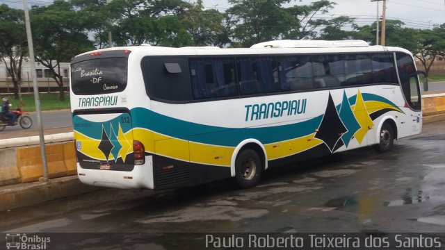 Viação Transpiauí 512 na cidade de Brasília, Distrito Federal, Brasil, por Paulo Roberto Teixeira dos Santos. Número da foto: #5020991.