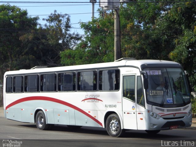 Auto Viação ABC RJ 105.040 na cidade de Niterói, Rio de Janeiro, Brasil, por Lucas Lima. Número da foto: #5020996.