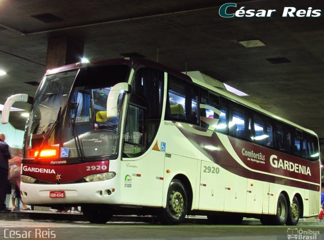 Expresso Gardenia 2920 na cidade de Belo Horizonte, Minas Gerais, Brasil, por César Ônibus. Número da foto: #5021028.