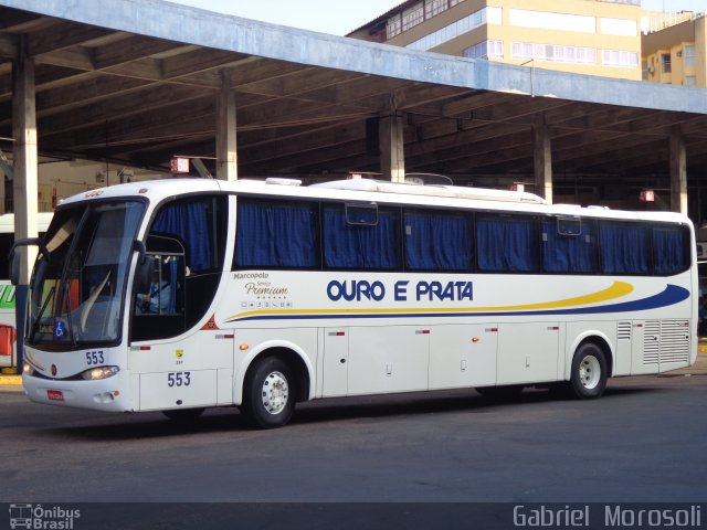 Viação Ouro e Prata 553 na cidade de Porto Alegre, Rio Grande do Sul, Brasil, por Gabriel  Morosoli. Número da foto: #5020724.